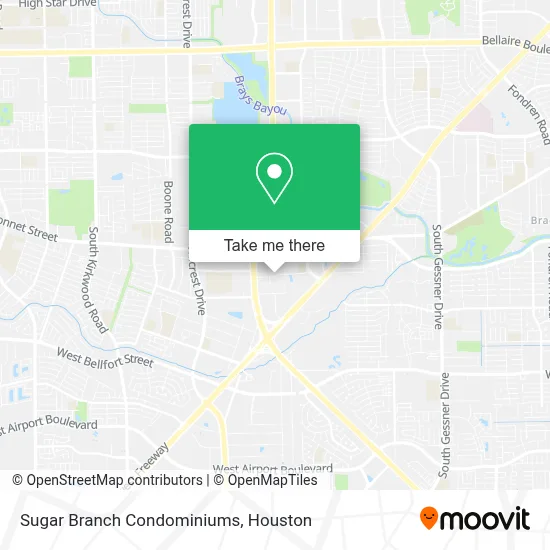 Sugar Branch Condominiums map