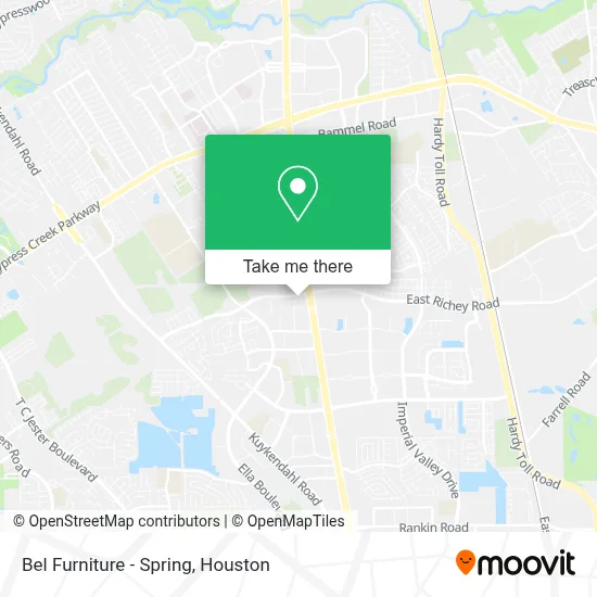 Bel Furniture - Spring map