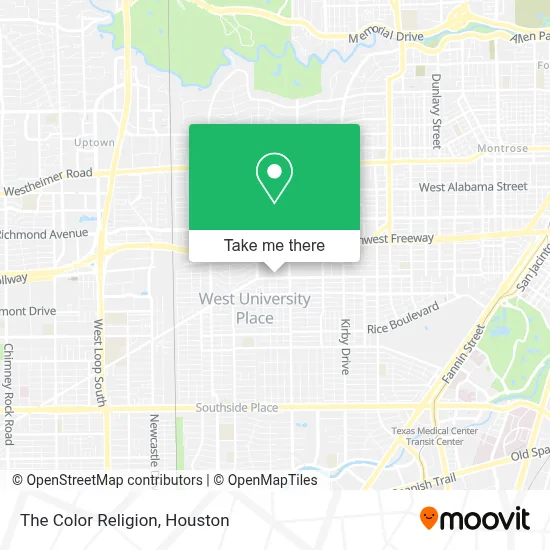 The Color Religion map