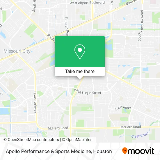 Apollo Performance & Sports Medicine map