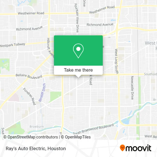 Ray's Auto Electric map
