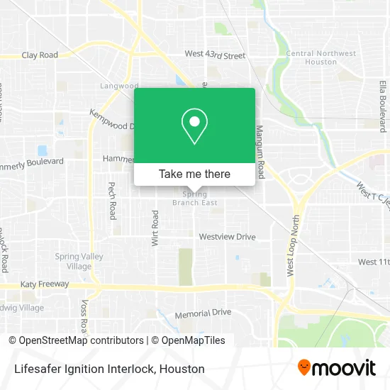 Lifesafer Ignition Interlock map