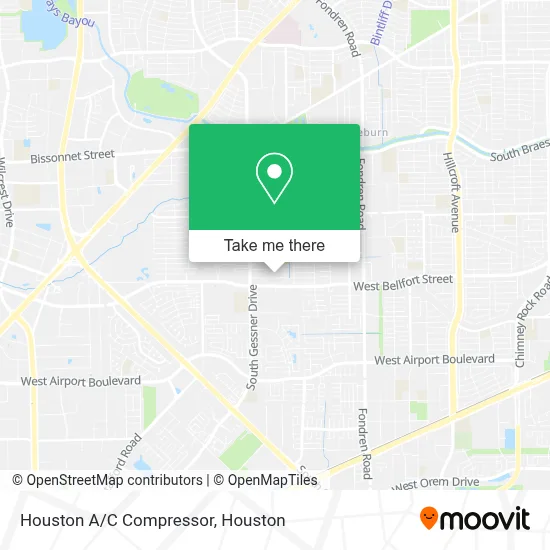 Houston A/C Compressor map