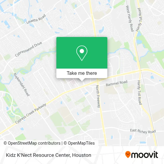 Kidz K'Nect Resource Center map