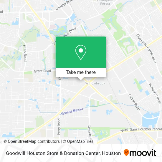 Goodwill Houston Store & Donation Center map