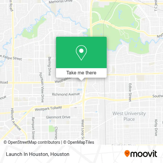 Launch In Houston map