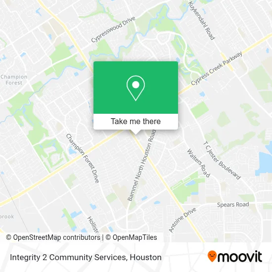 Integrity 2 Community Services map
