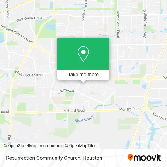 Resurrection Community Church map