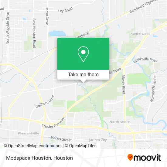 Modspace Houston map