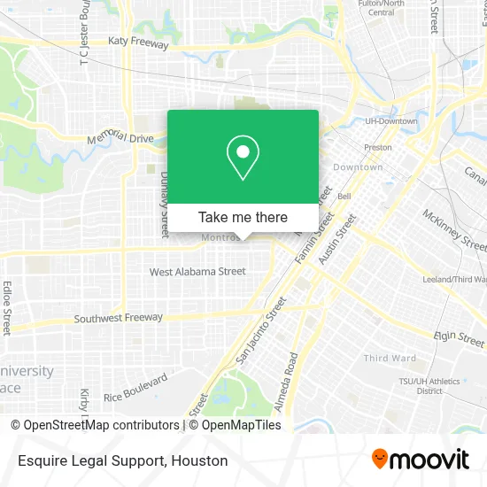 Esquire Legal Support map