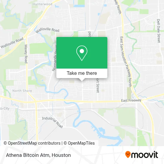 Athena Bitcoin Atm map