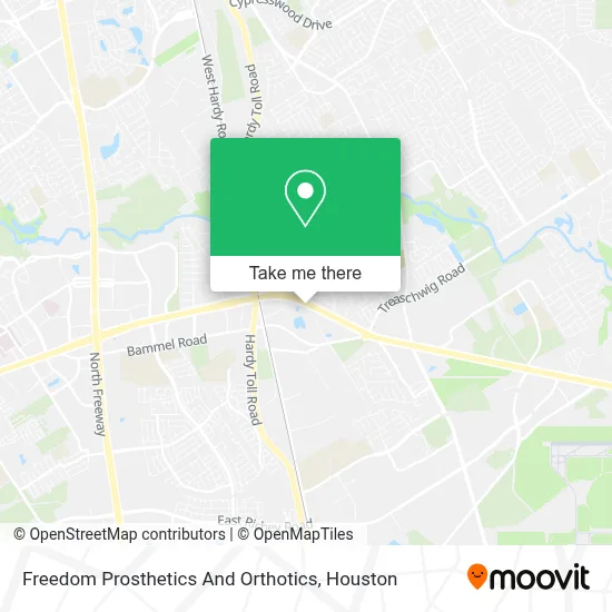 Freedom Prosthetics And Orthotics map