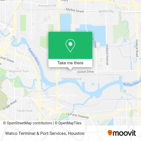 Watco Terminal & Port Services map
