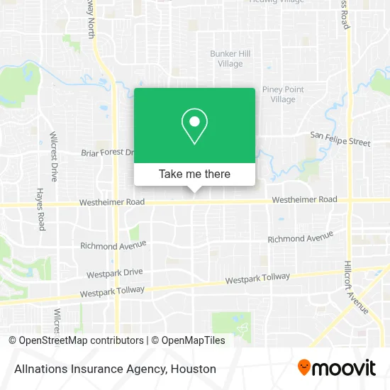 Allnations Insurance Agency map