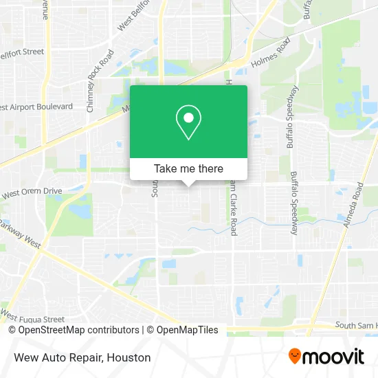 Wew Auto Repair map