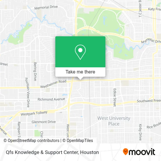 Qfs Knowledge & Support Center map
