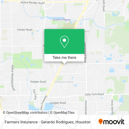 Farmers Insurance - Gerardo Rodriguez map