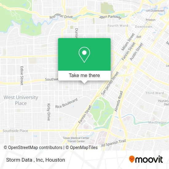 Storm Data , Inc map