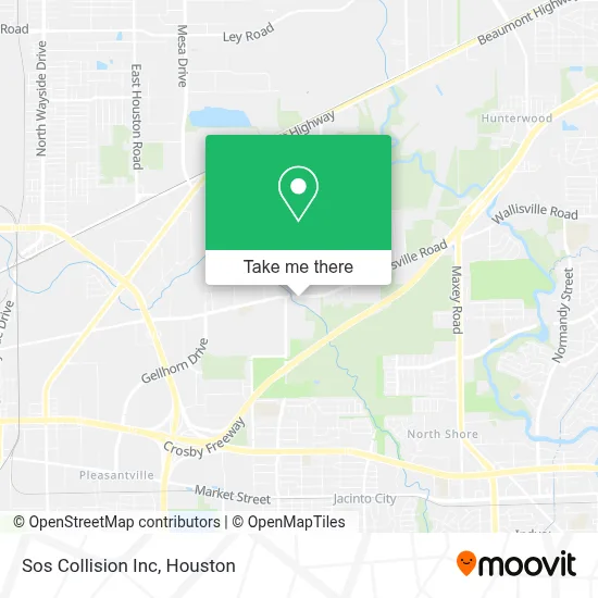 Sos Collision Inc map