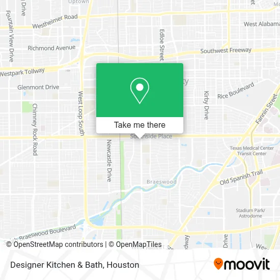 Designer Kitchen & Bath map