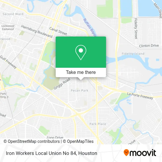 Iron Workers Local Union No 84 map
