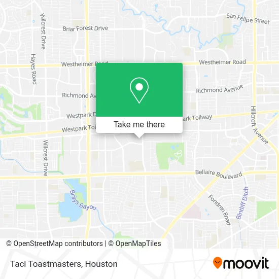 Tacl Toastmasters map