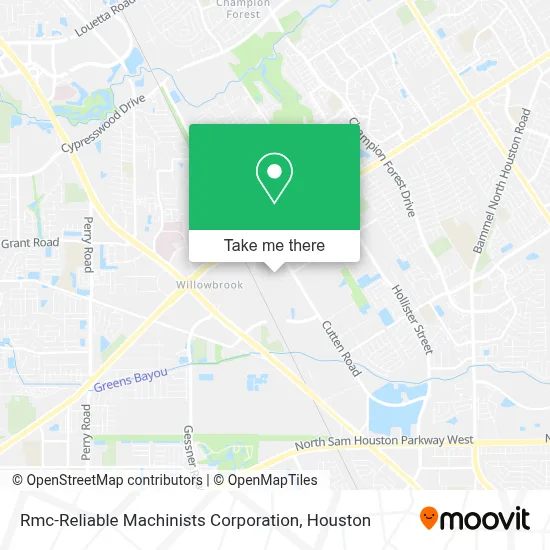 Rmc-Reliable Machinists Corporation map