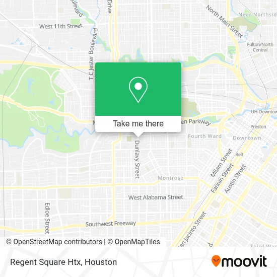 Regent Square Htx map