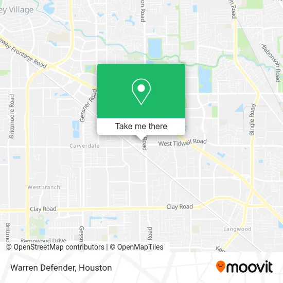 Warren Defender map