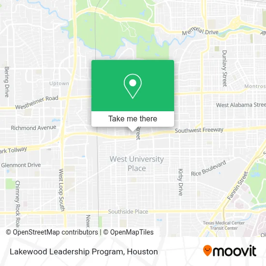 Lakewood Leadership Program map