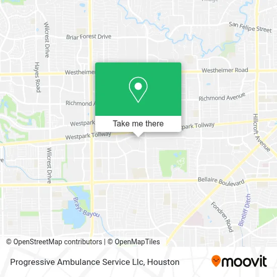 Progressive Ambulance Service Llc map