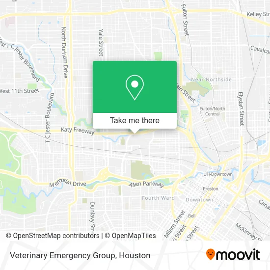 Veterinary Emergency Group map