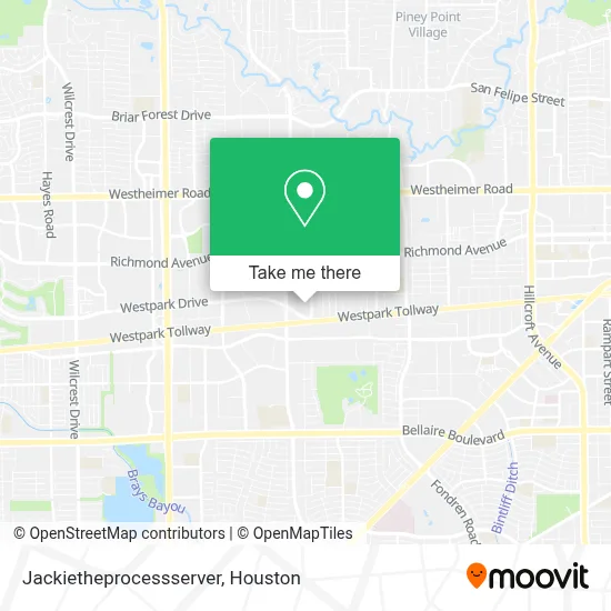 Jackietheprocessserver map