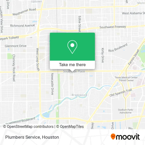 Plumbers Service map