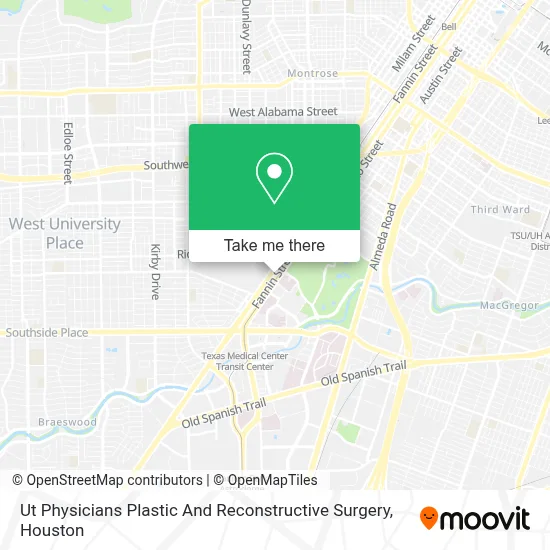 Ut Physicians Plastic And Reconstructive Surgery map