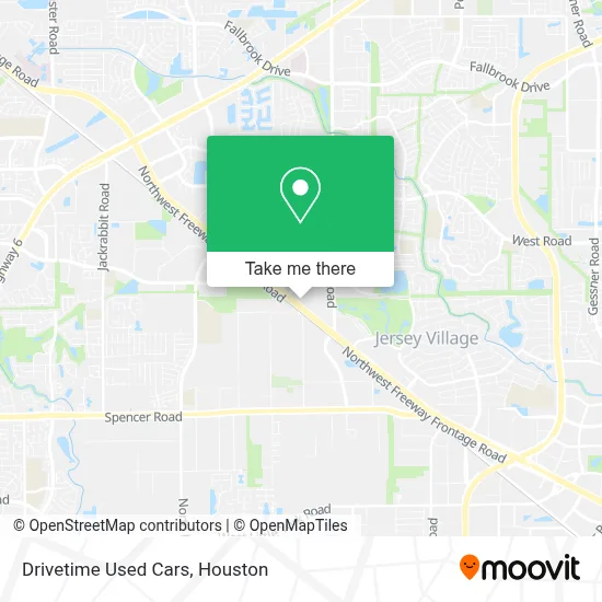 Drivetime Used Cars map