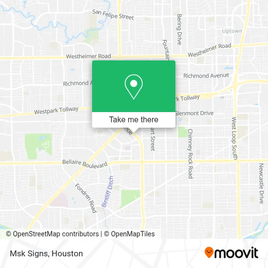 Msk Signs map
