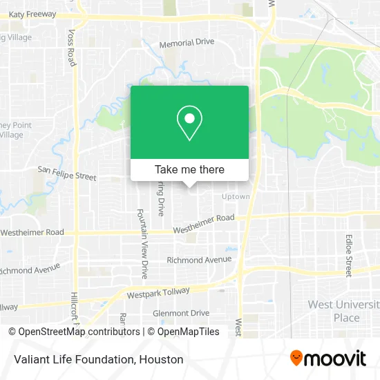 Valiant Life Foundation map