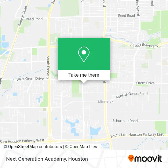 Next Generation Academy map