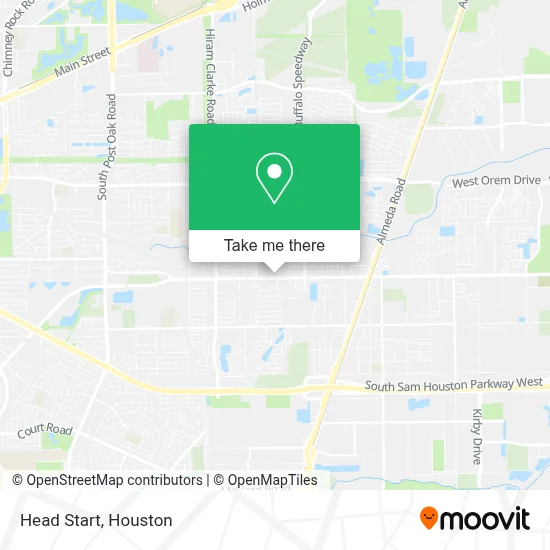 Head Start map