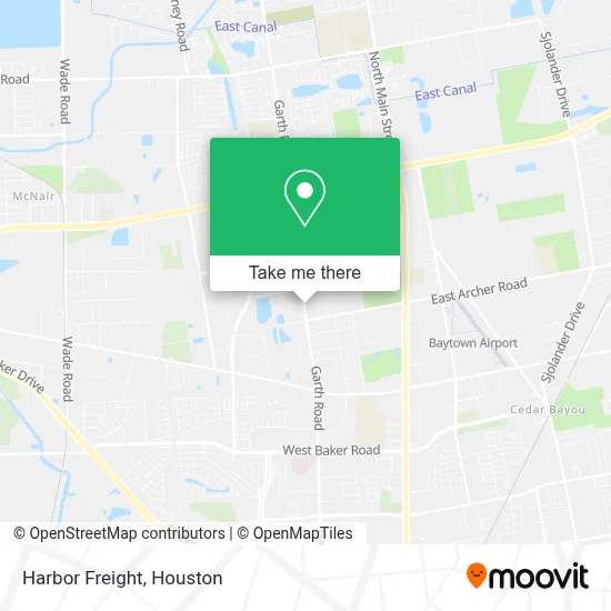 Harbor Freight map