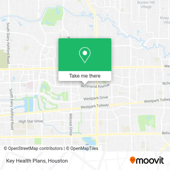 Key Health Plans map