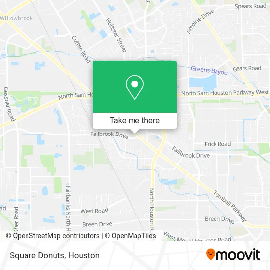 Square Donuts map