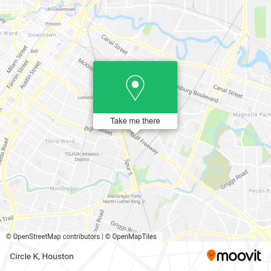 Circle K map