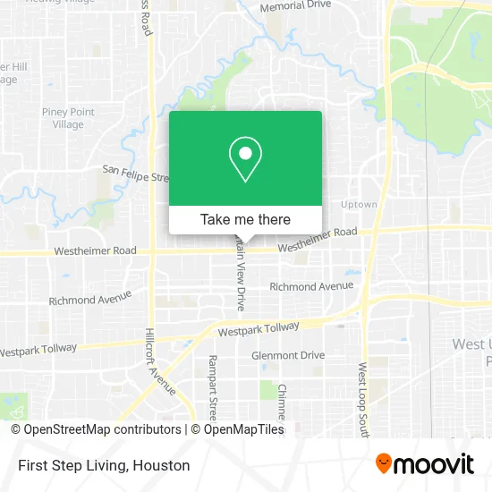 First Step Living map