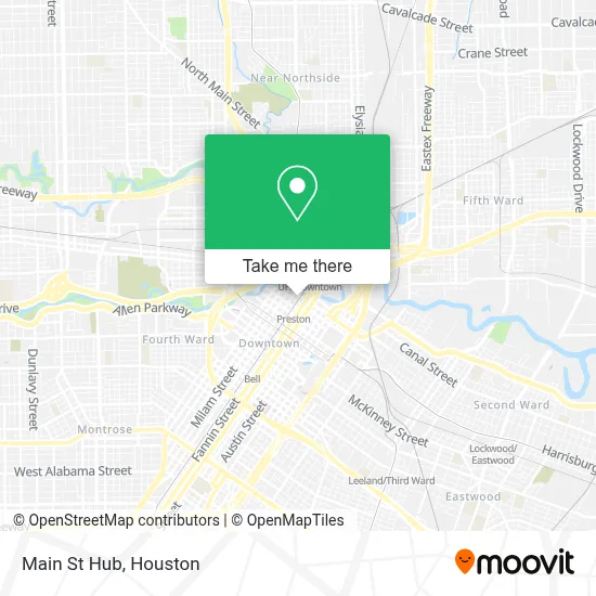 Main St Hub map