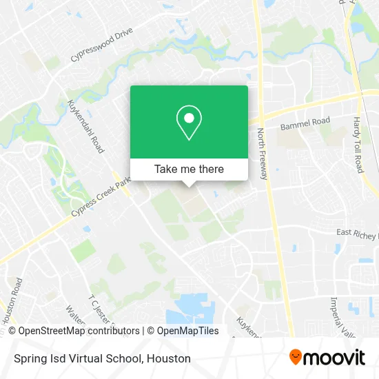 Spring Isd Virtual School map