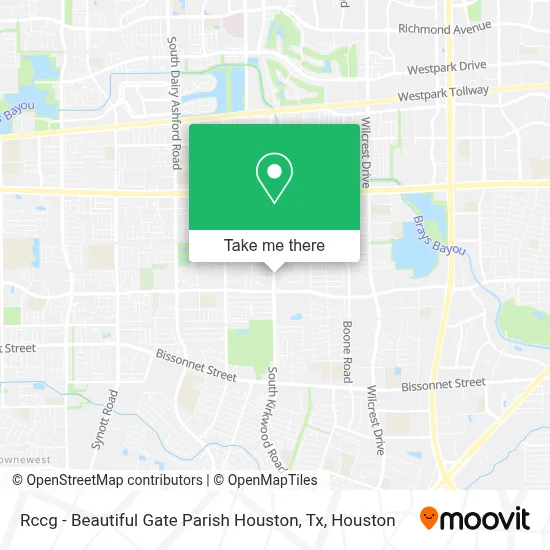 Rccg - Beautiful Gate Parish  Houston, Tx map