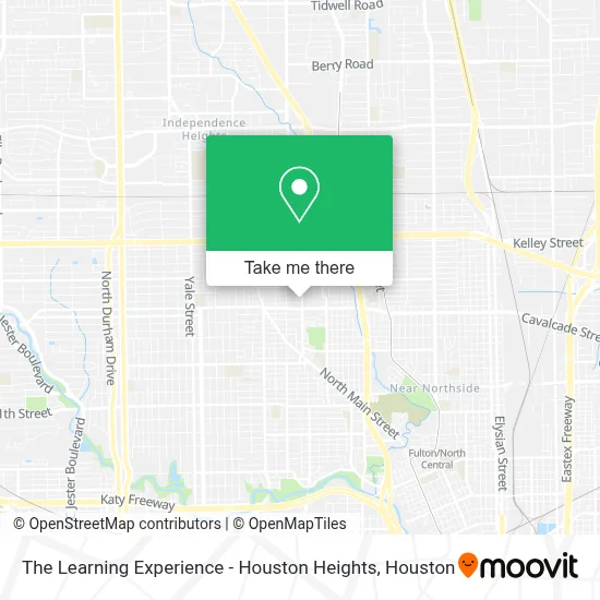 The Learning Experience - Houston Heights map