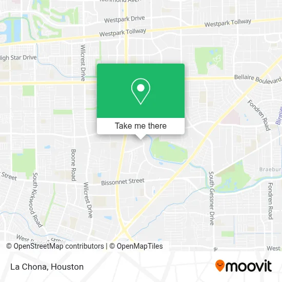 La Chona map